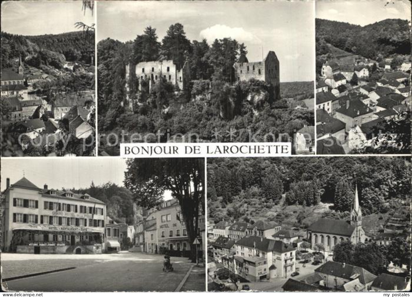 Larochette Luxembourg Burg Stadtansichen