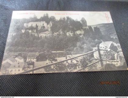 Larochette (Fels) Ruines vues du Verlorenkost