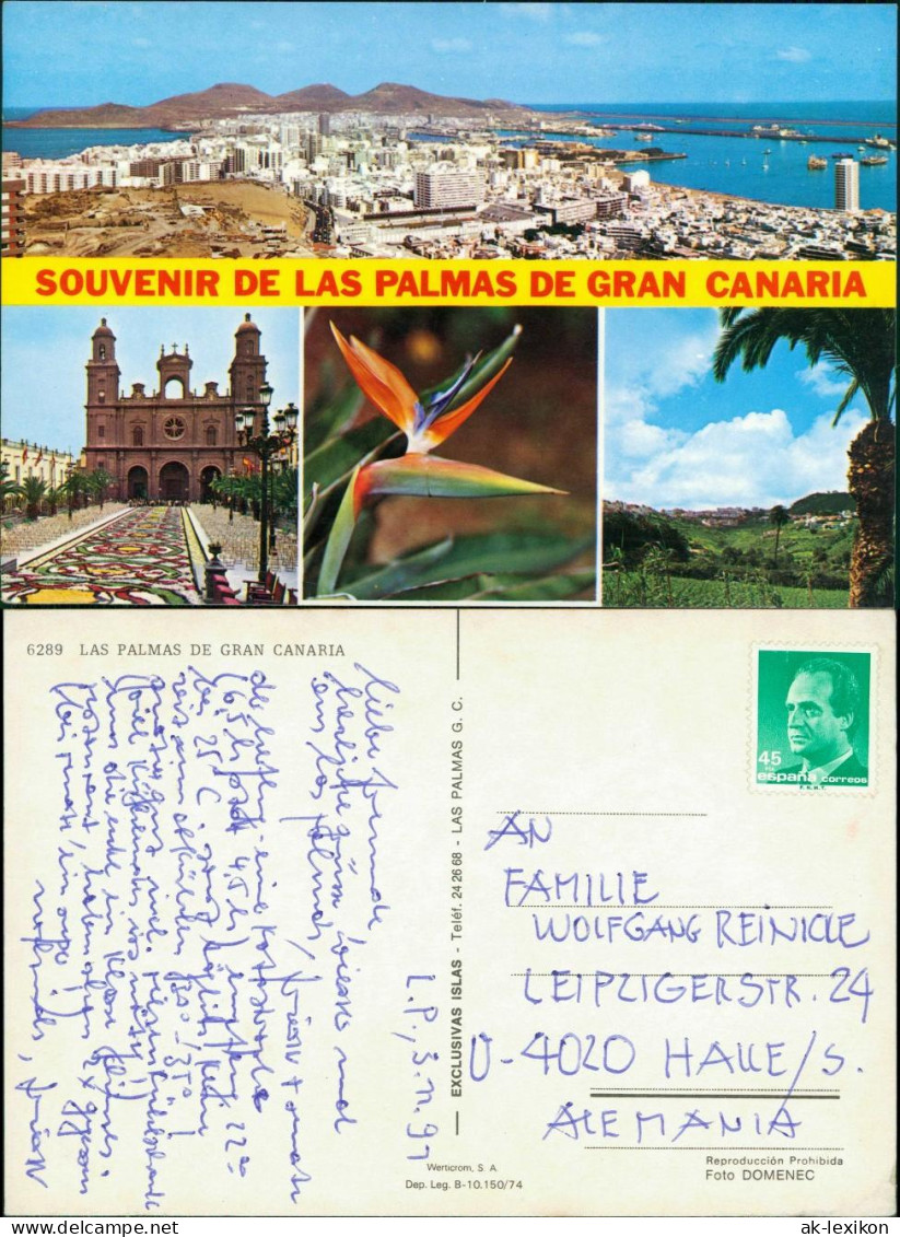 Las Palmas de Gran Canaria SOUVENIR DE LAS PALMAS DE GRAN CANARIA 1991