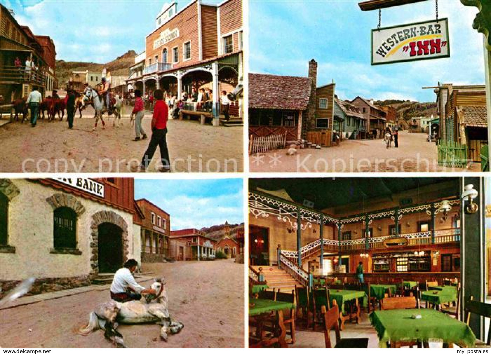 Las Palmas Gran Canaria Canon del Aguila Imitacion de un Pueblo del Oeste Americ