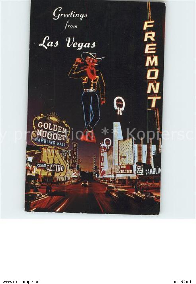 Las Vegas Nevada Fremont Golden Nugget Gambling Hall Casino