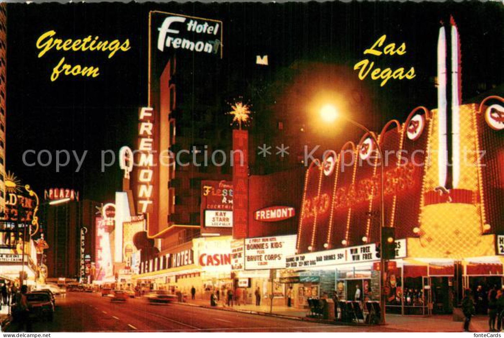 Las Vegas Nevada Fremont Street bei Nacht