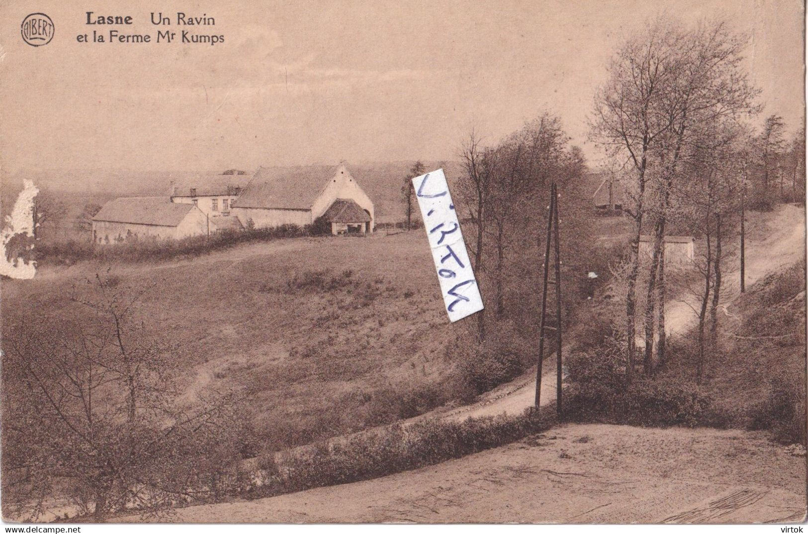 LASNE :  ferme Kumps   ( edit. Bodart-Quinot )  see detail