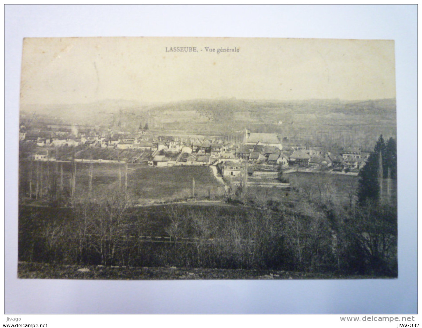 LASSEUBE  :  Vue générale   1910