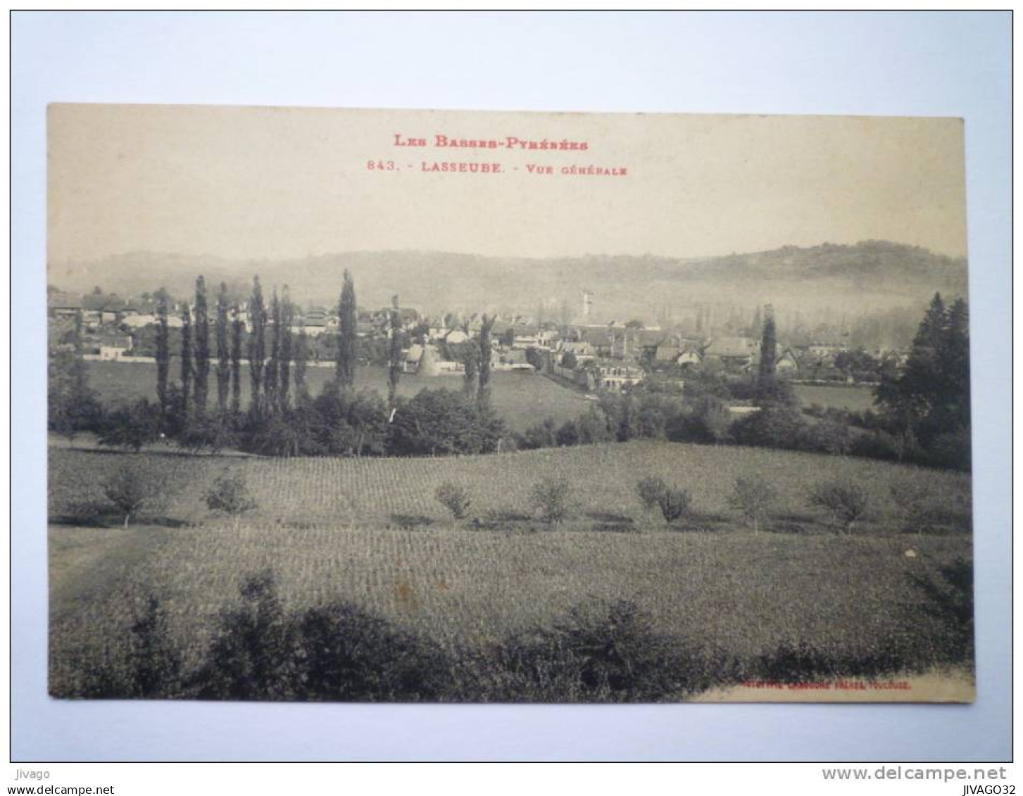 LASSEUBE  :  Vue générale  Labouche  N°843