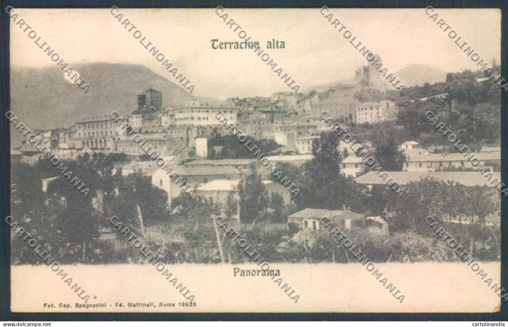 Latina Terracina cartolina ZB3376