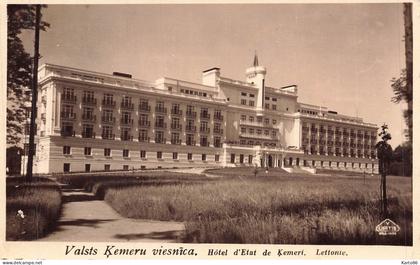 LETONIA * carte photo * valsts kemeru viesnica * Hôtel d'état de kemeri * lettonie latvia latvija