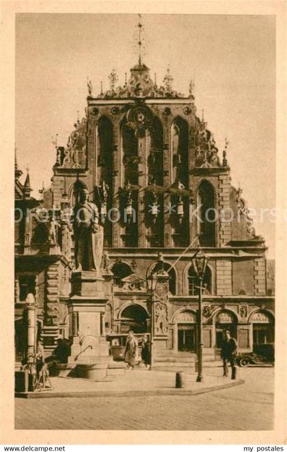 Riga Lettland Schwarzhaeupterhaus