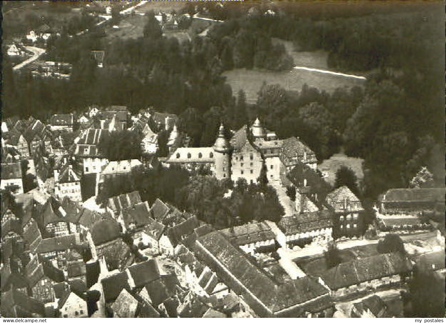 Laubach Hessen Laubach Fliegeraufnahme x 1965