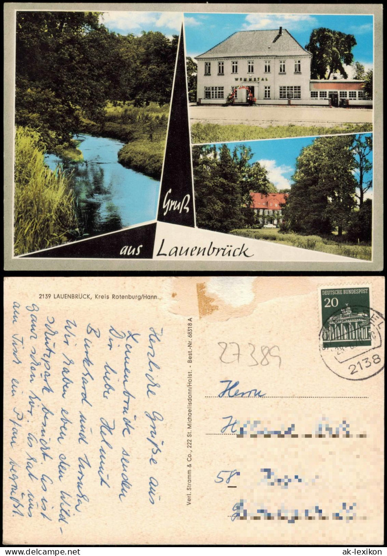 Lauenbrück Lk Rotenburg Wümme 3 Bild Gatshaus Umland Gutshaus 1971