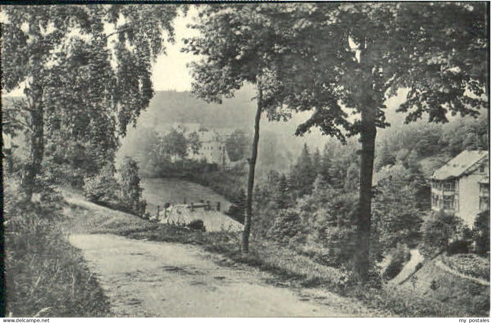 Lauenstein Erzgebirge Schloss Lauenstein  ungelaufen ca. 1920