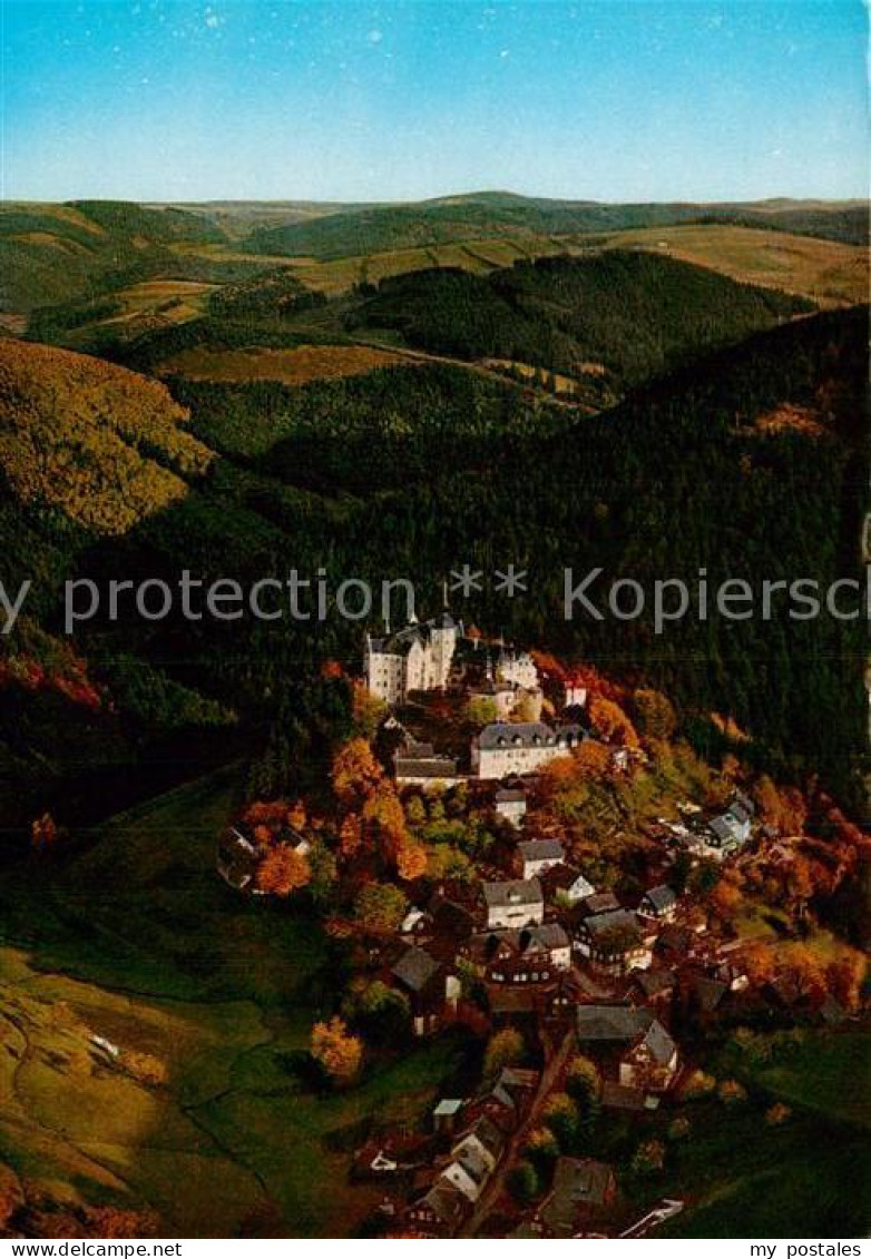 Lauenstein Oberfranken Burg Lauenstein Fliegeraufnahme