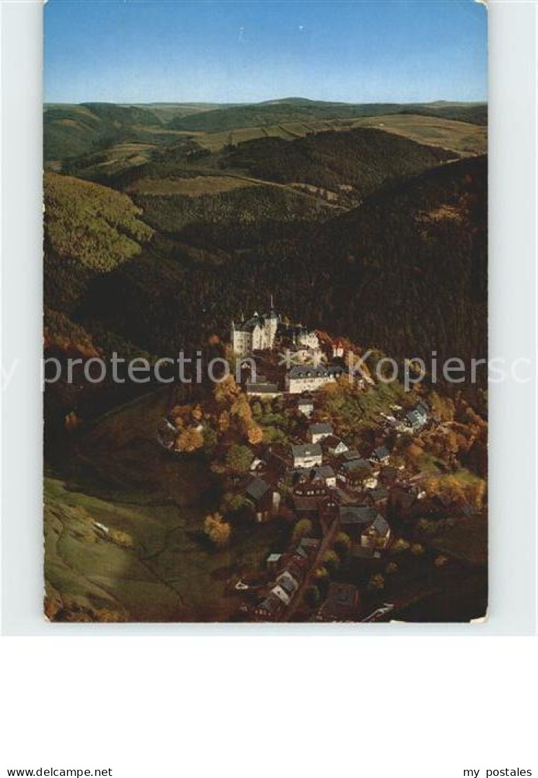 Lauenstein Oberfranken Burg Lauenstein Fliegeraufnahme