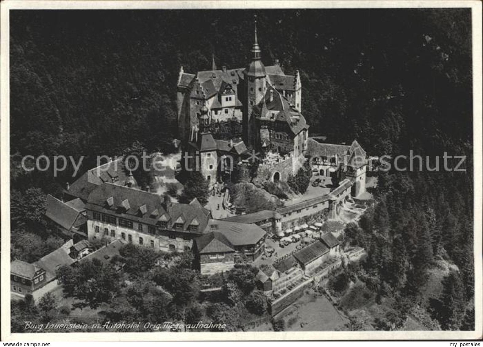 Lauenstein Oberfranken Burg Lauenstein Fliegeraufnahme