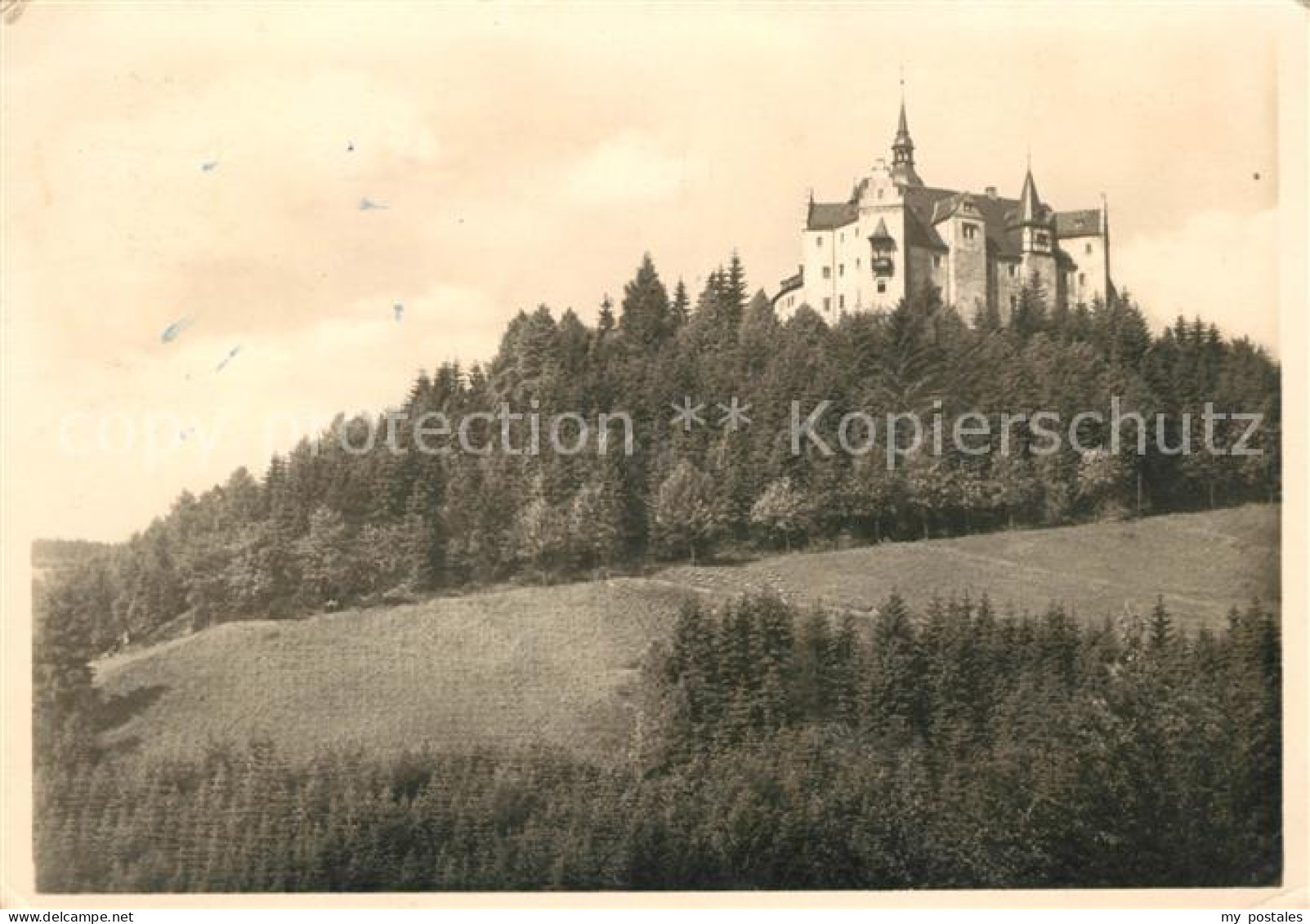 Lauenstein Oberfranken Burg Lauenstein Grenzwarte