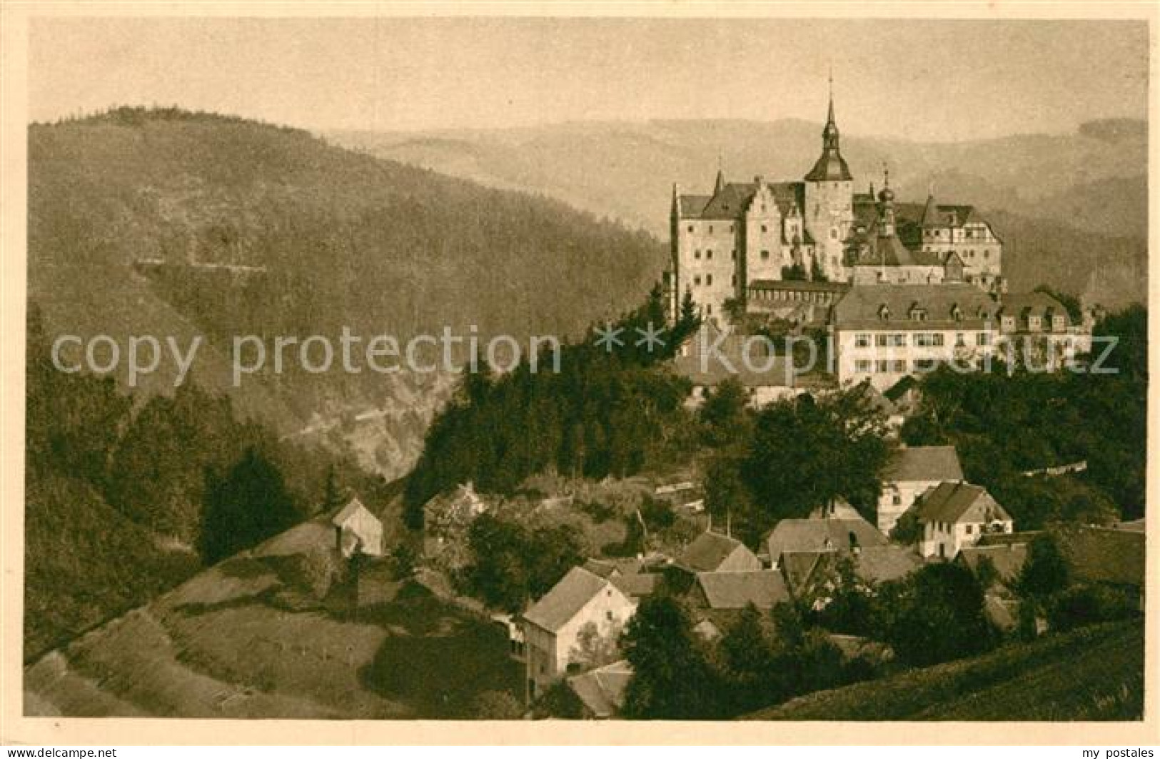 Lauenstein Oberfranken Burg Lauenstein Grenzwarte