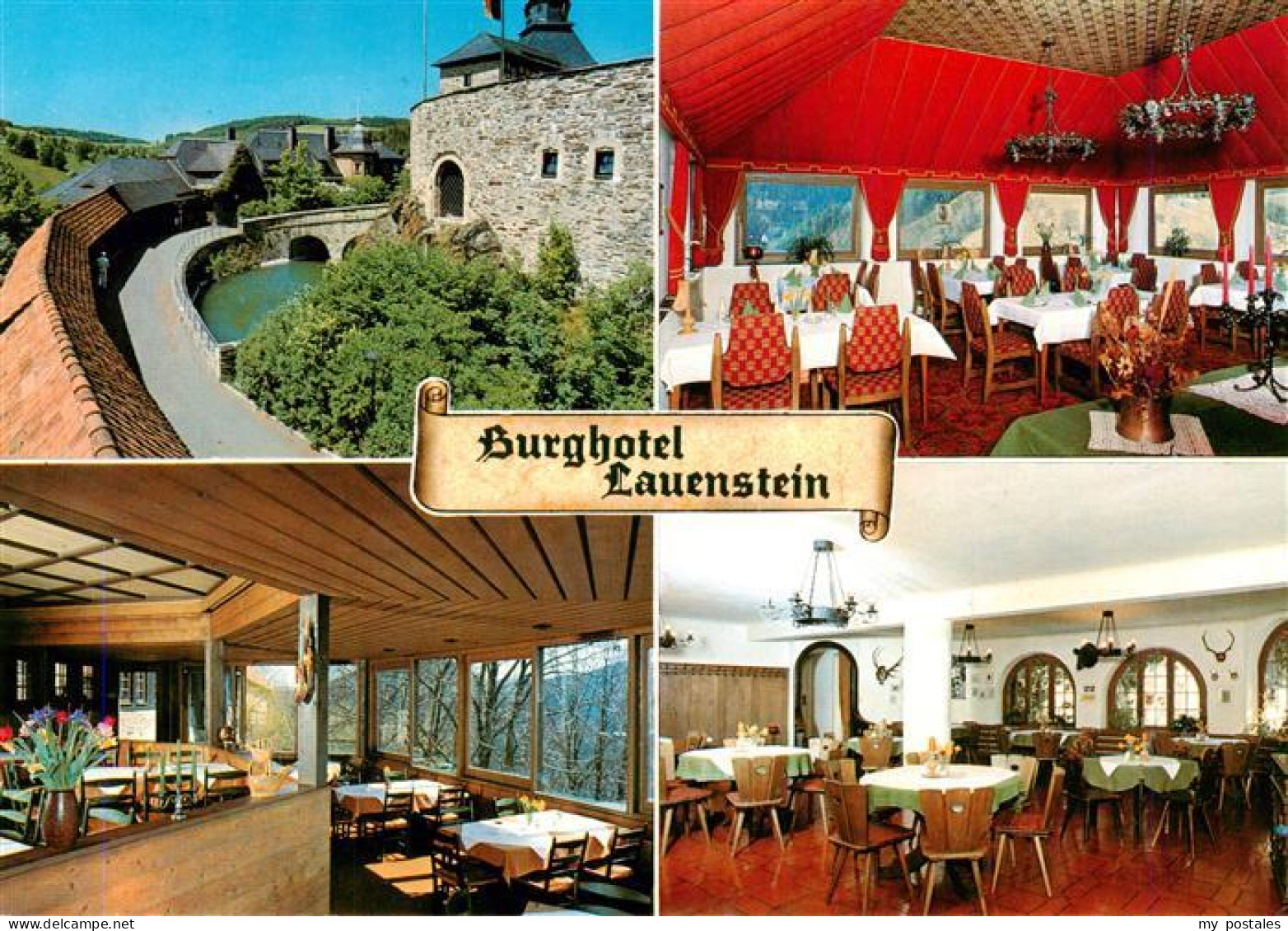 Lauenstein Oberfranken Burghotel Burg Lauenstein Gastraeume