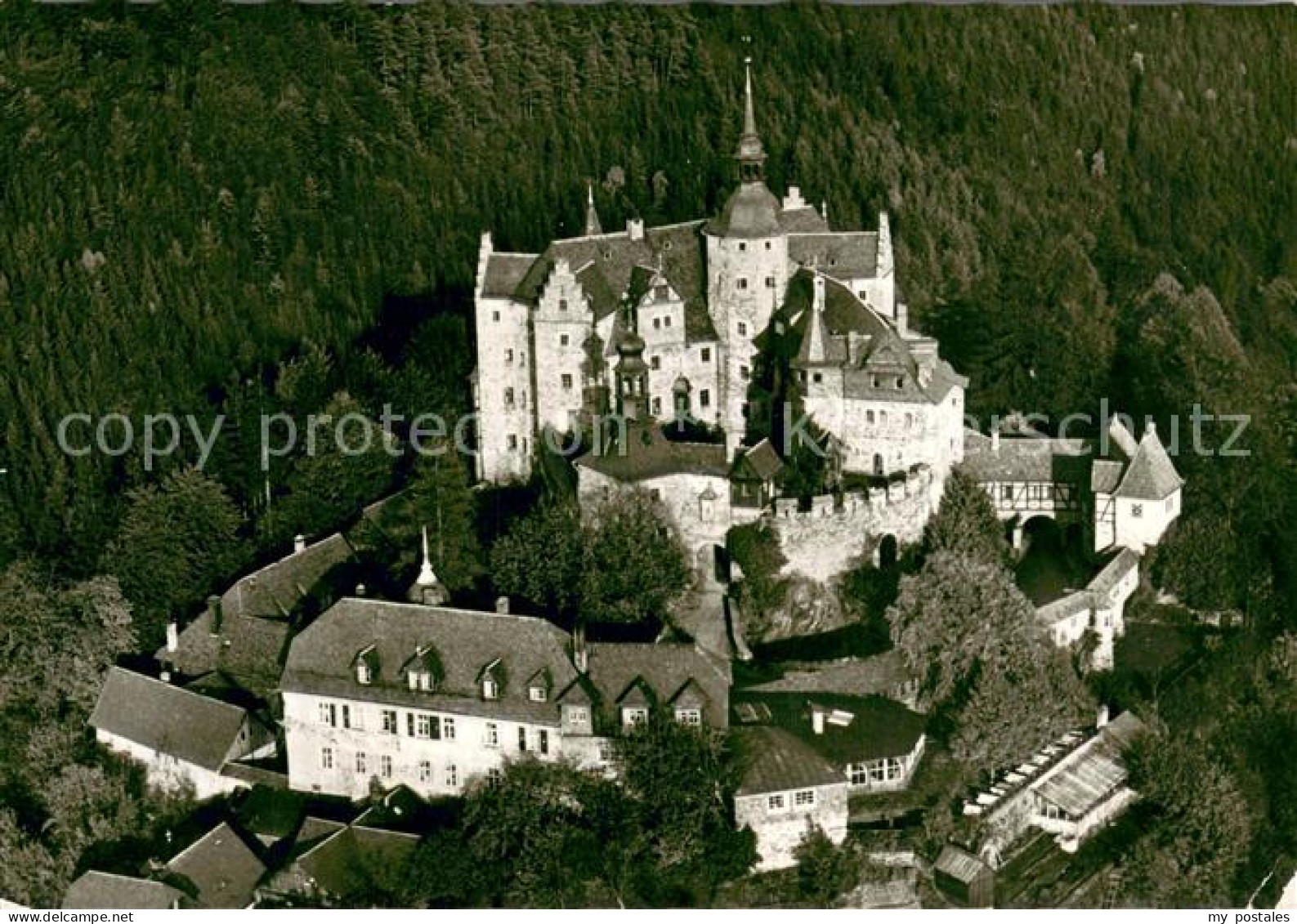 Lauenstein Oberfranken Fliegeraufnahme Burg Lauenstein