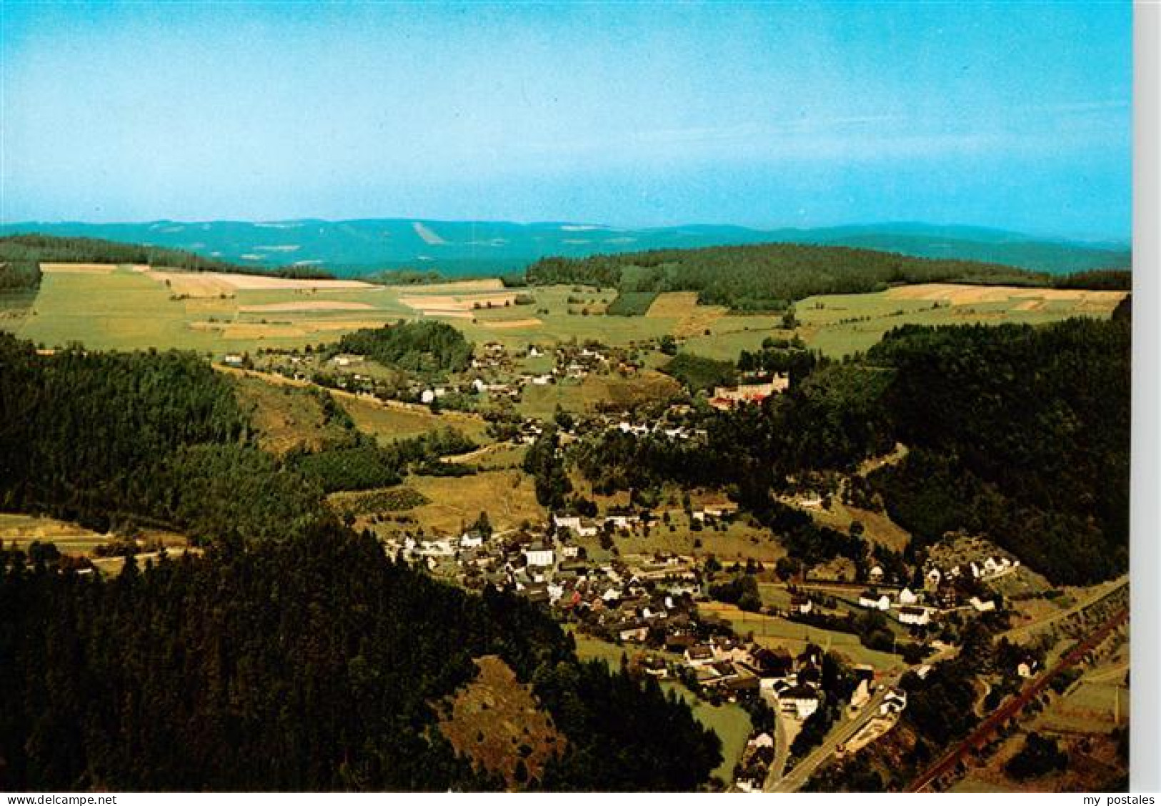 Lauenstein Oberfranken Fliegeraufnahme mit Burghotel Lauenstein