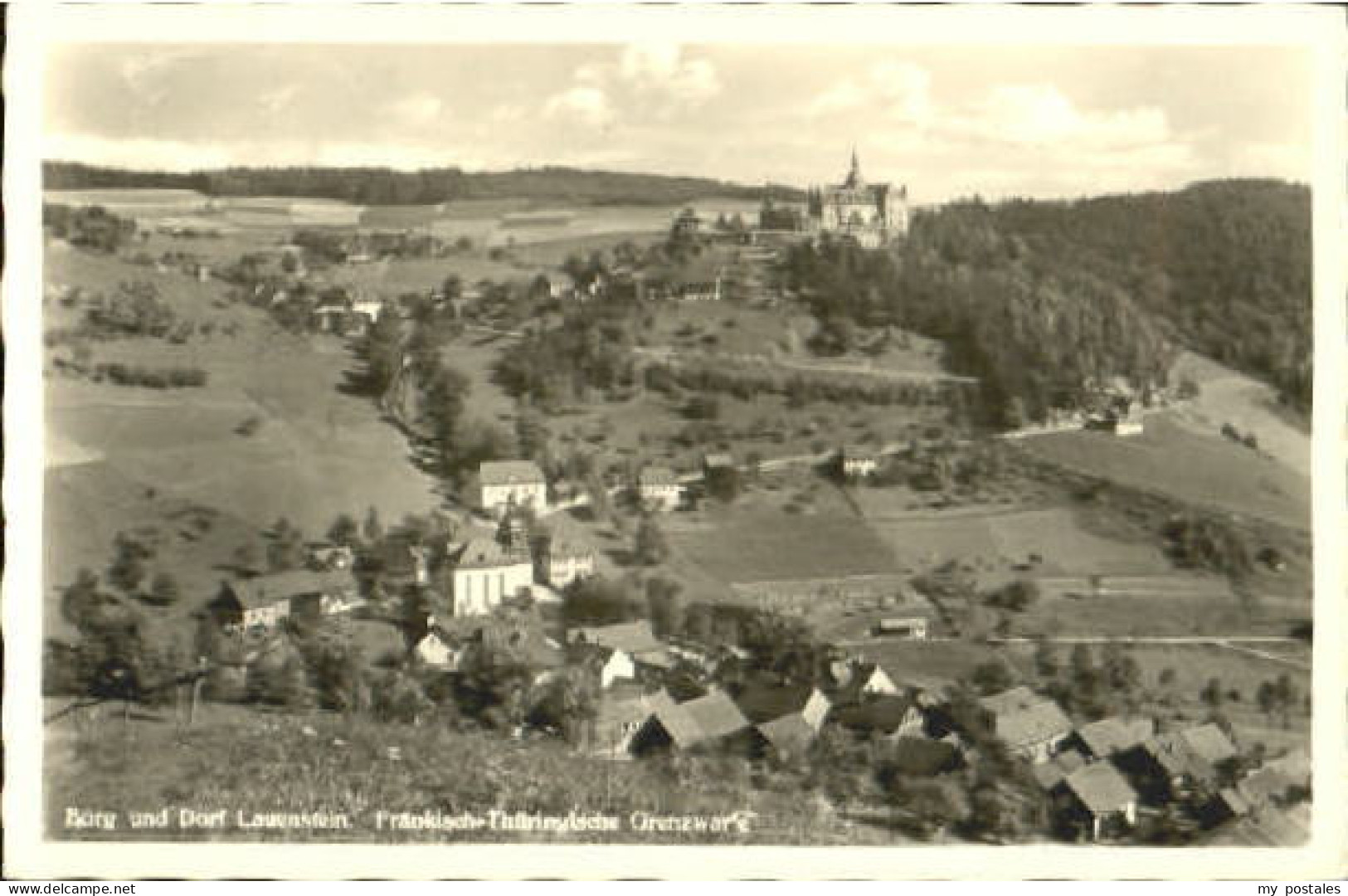 Lauenstein Oberfranken Lauenstein Burg x 1955