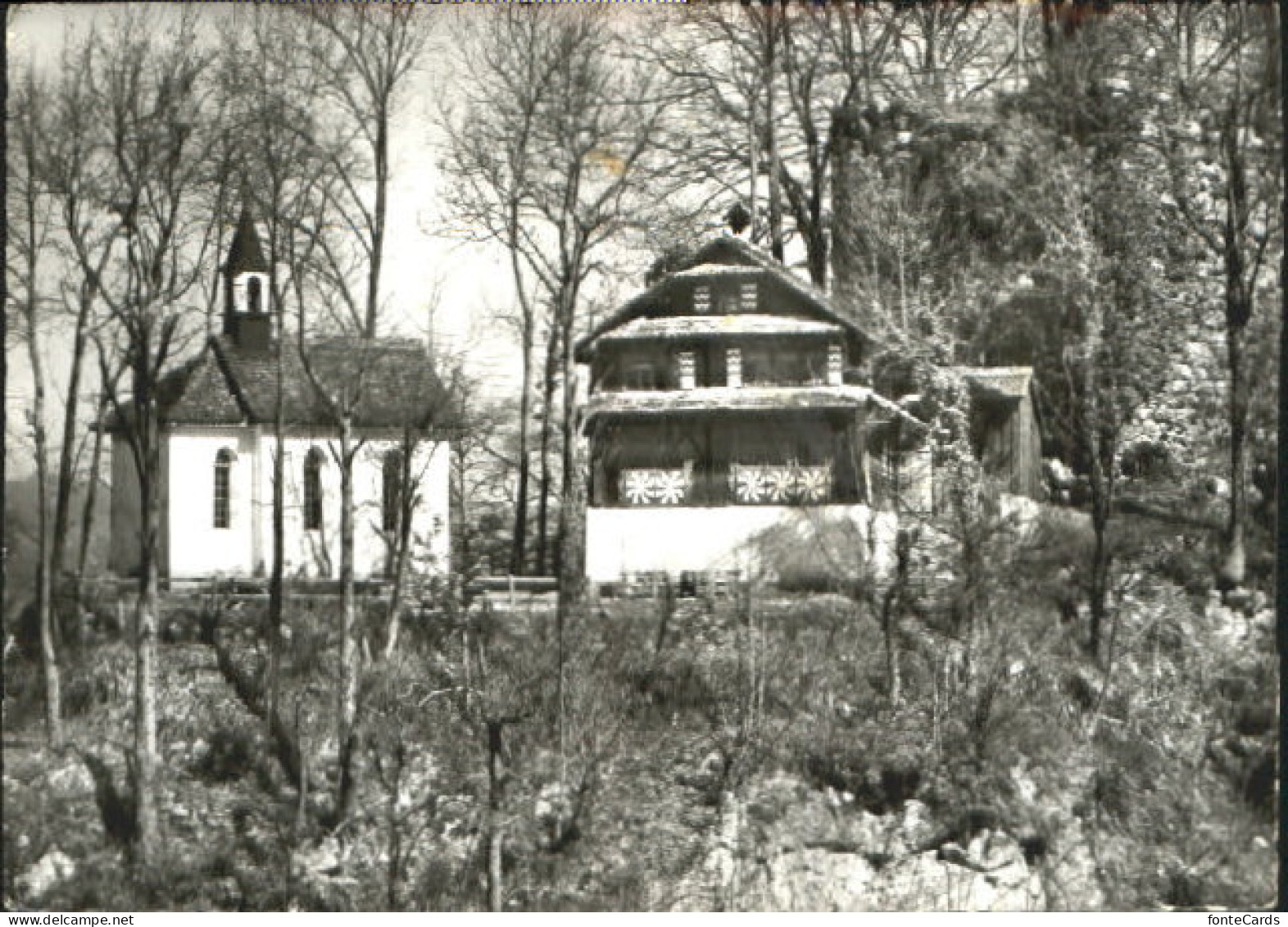 Lauerz Insel Schwanau Restaurant x 1959