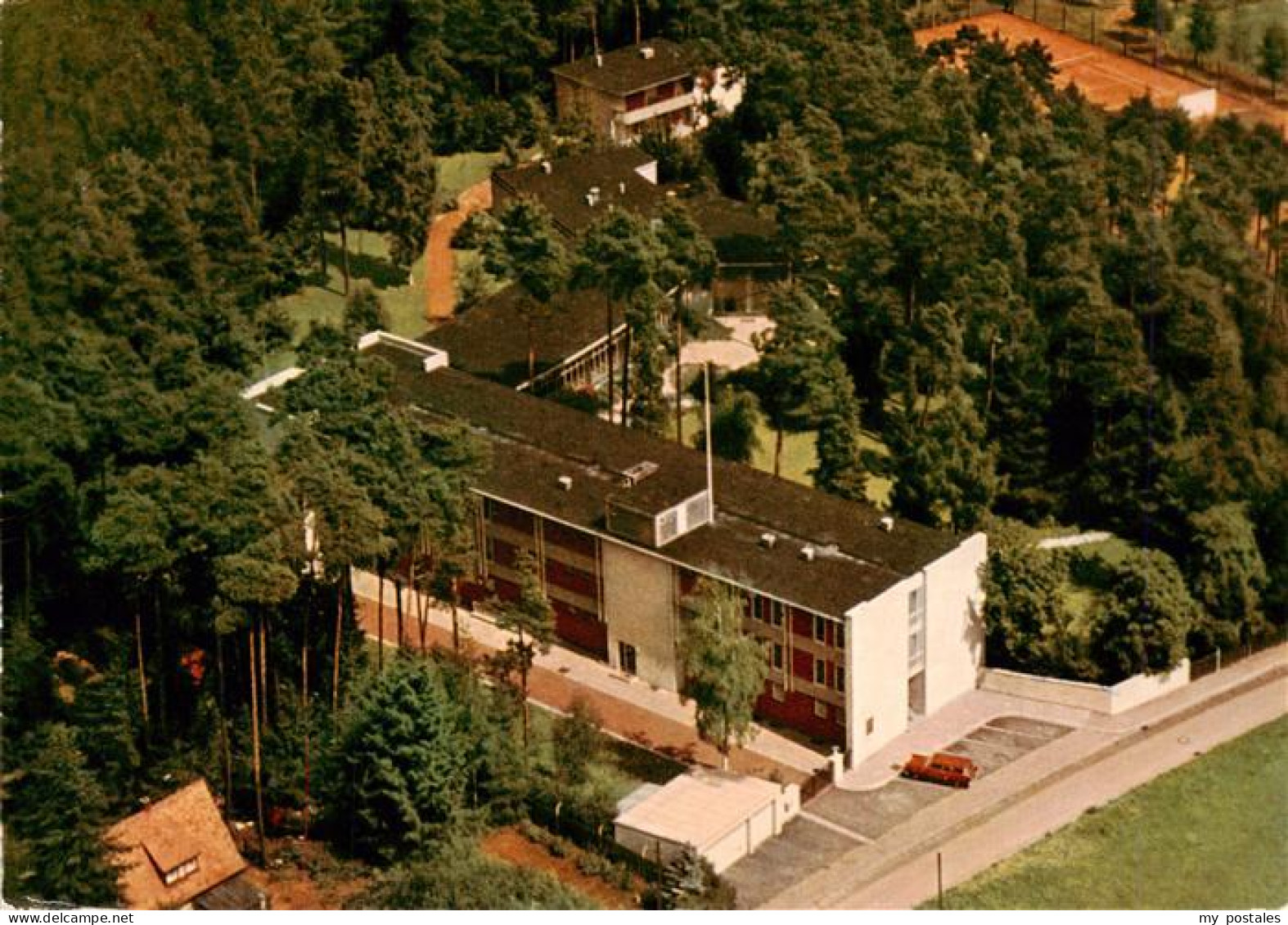Lauf Pegnitz Verwaltungsschule der Bundesanstalt Fliegeraufnahme