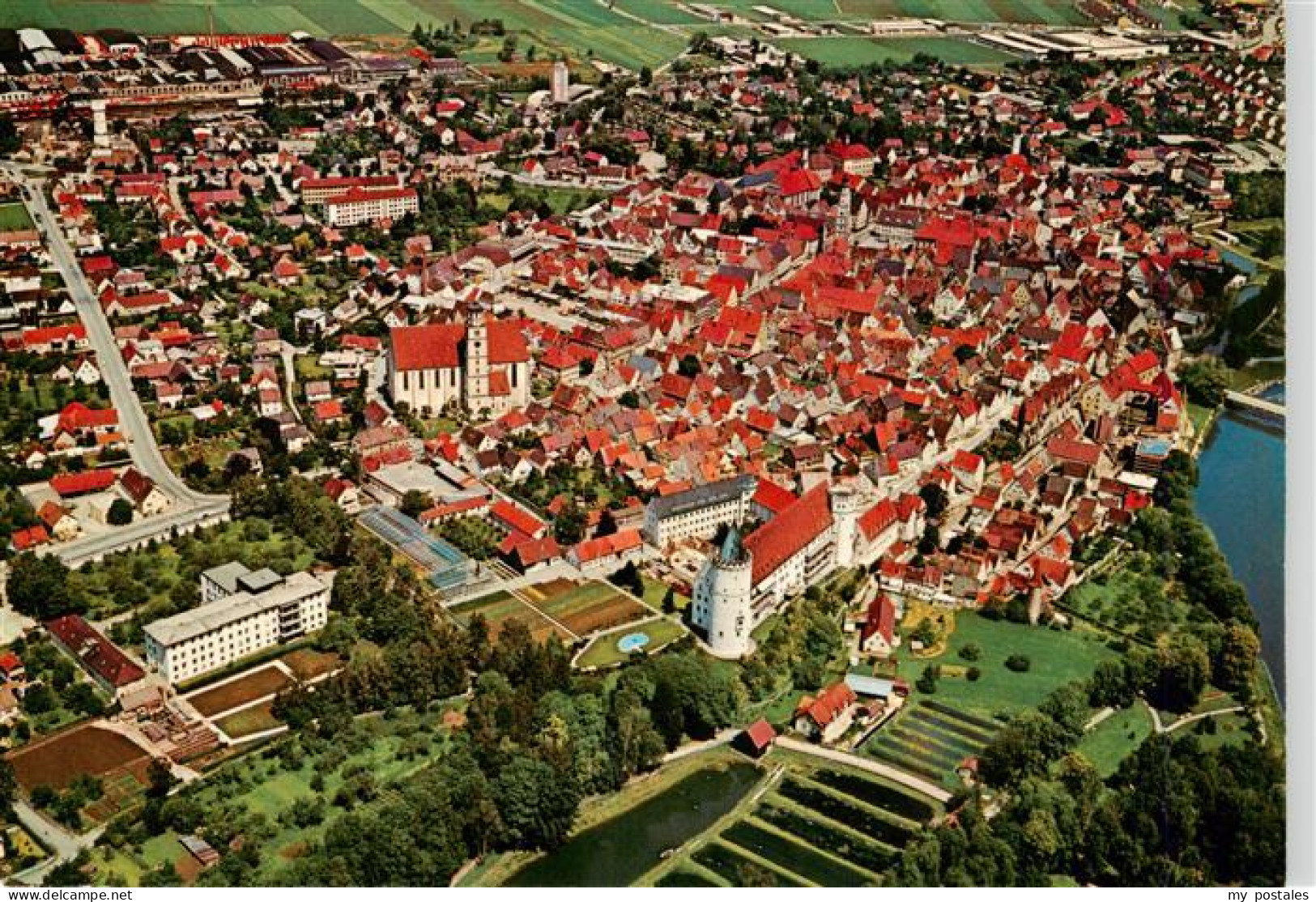 Lauingen Donau Fliegeraufnahme