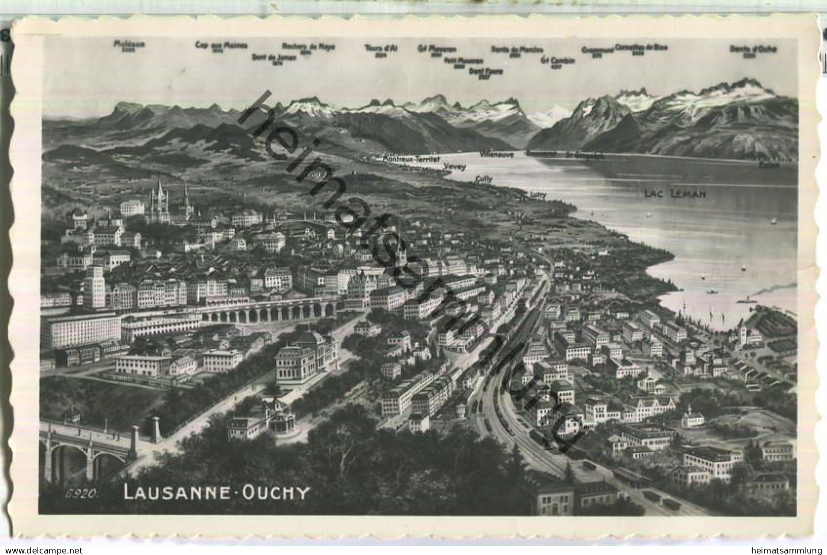 Lausanne Ouchy - Edition Perrochet Lausanne