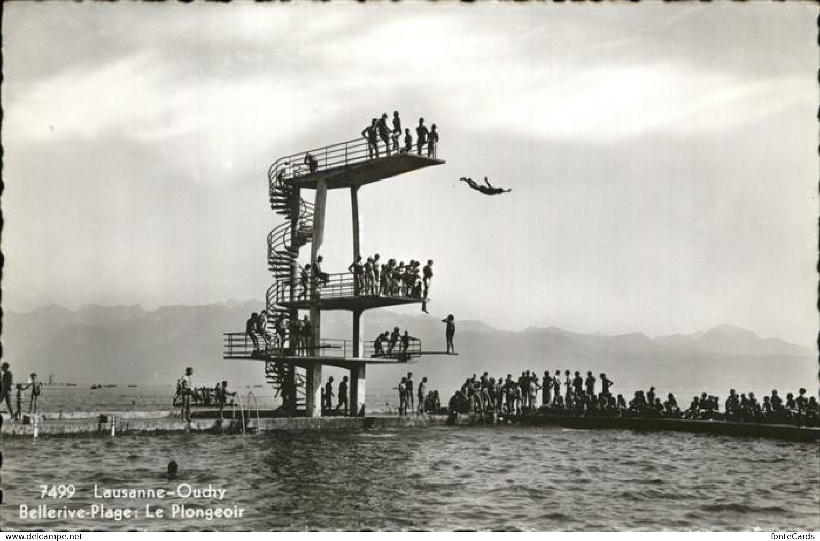 Lausanne VD Bellerive Plage Le Plongeoir