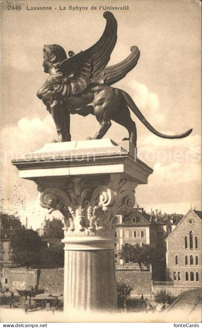Lausanne VD Le Sphynx de l'Universite