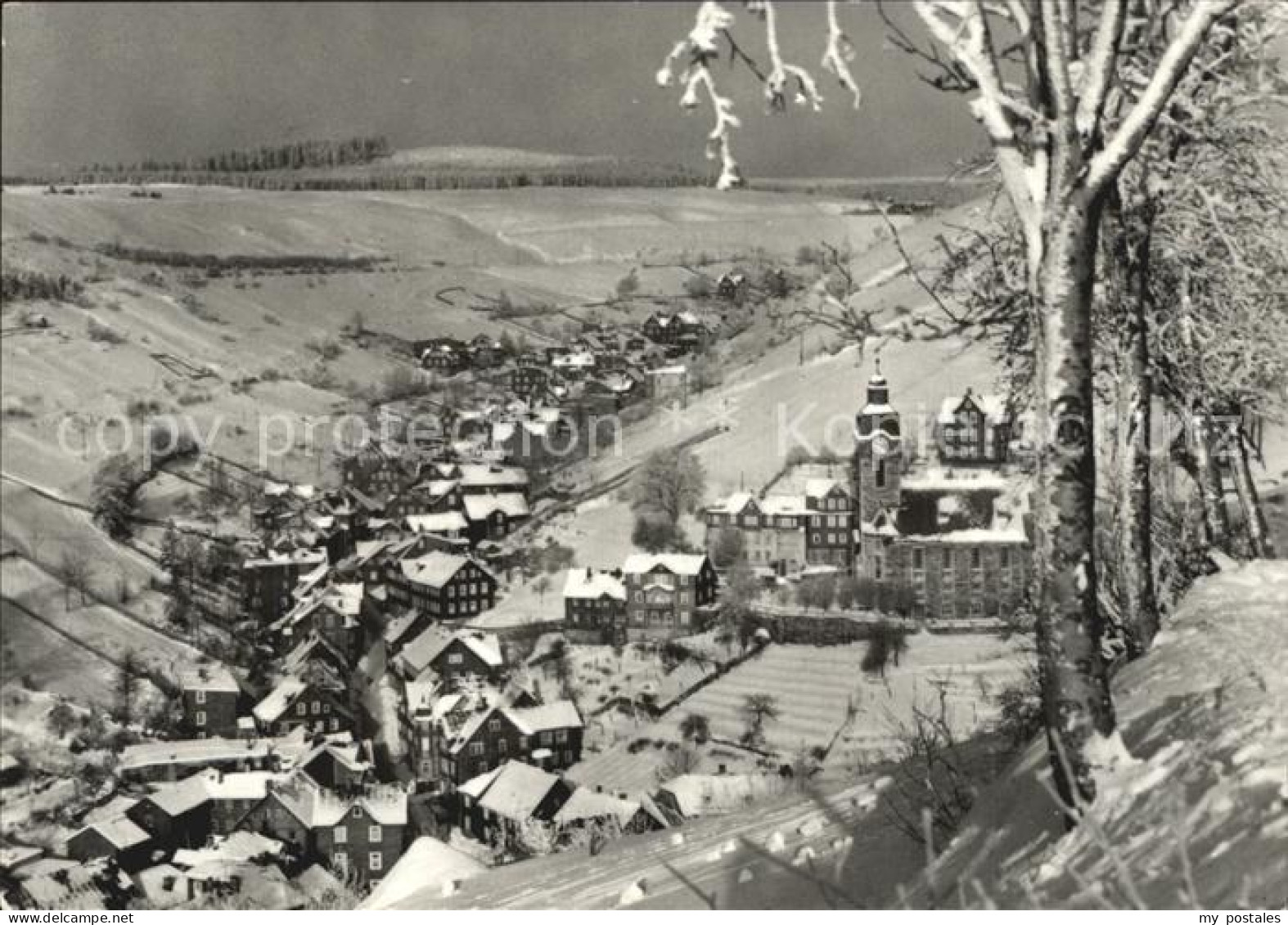 Lauscha Winterpanorama