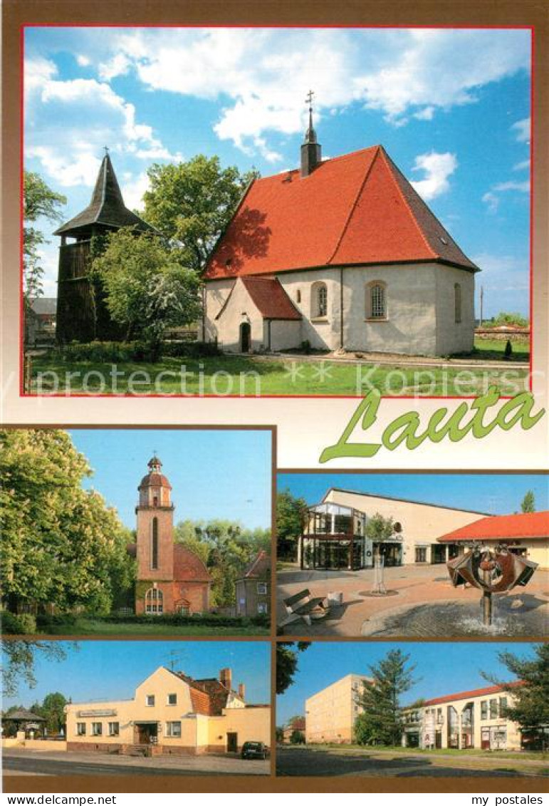 Lauta Hoyerswerda Ev Kirche Einkaufszentrum Stadtcafe Apotheke