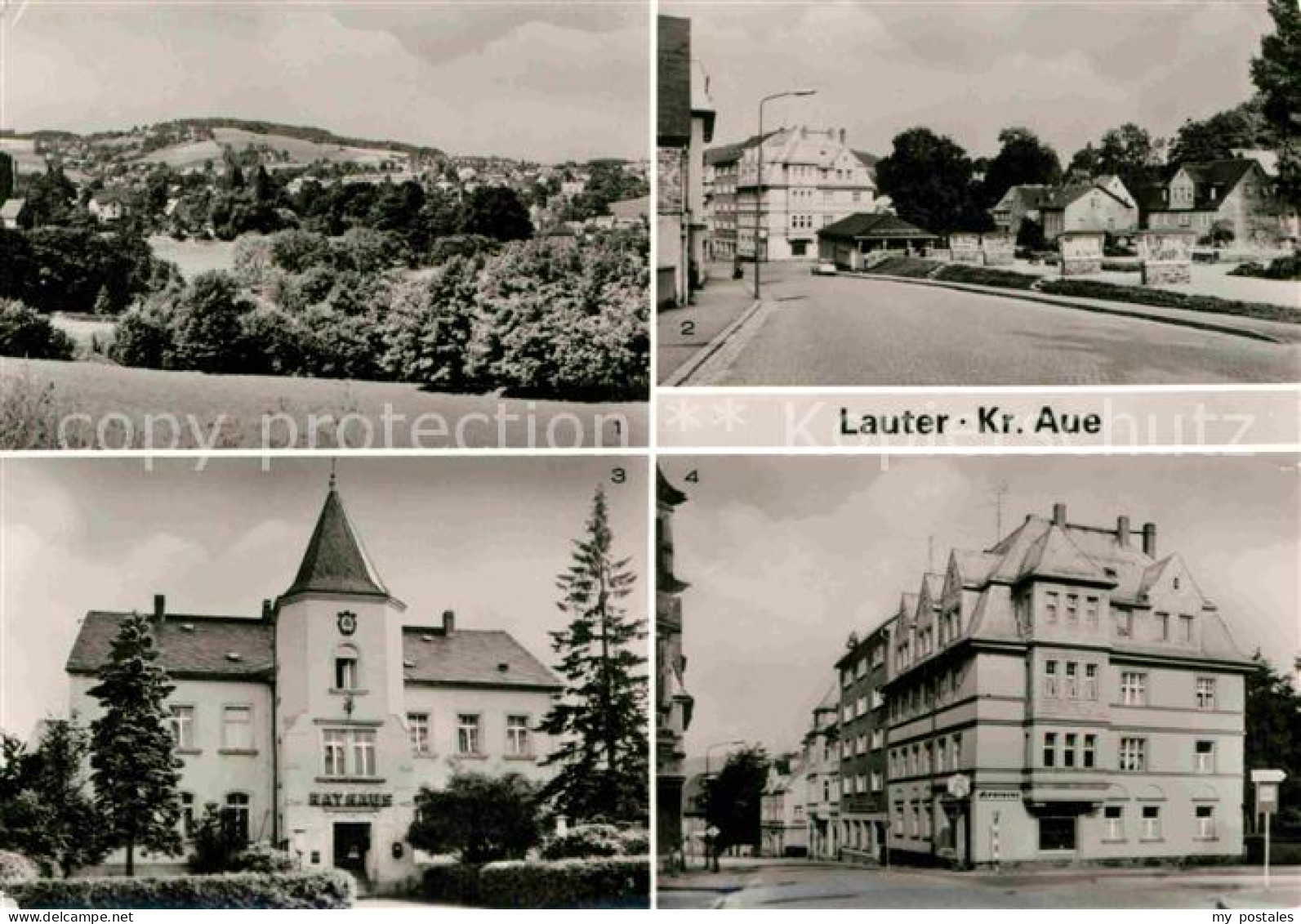 Lauter Bernsbach uebersicht Markt Rathaus