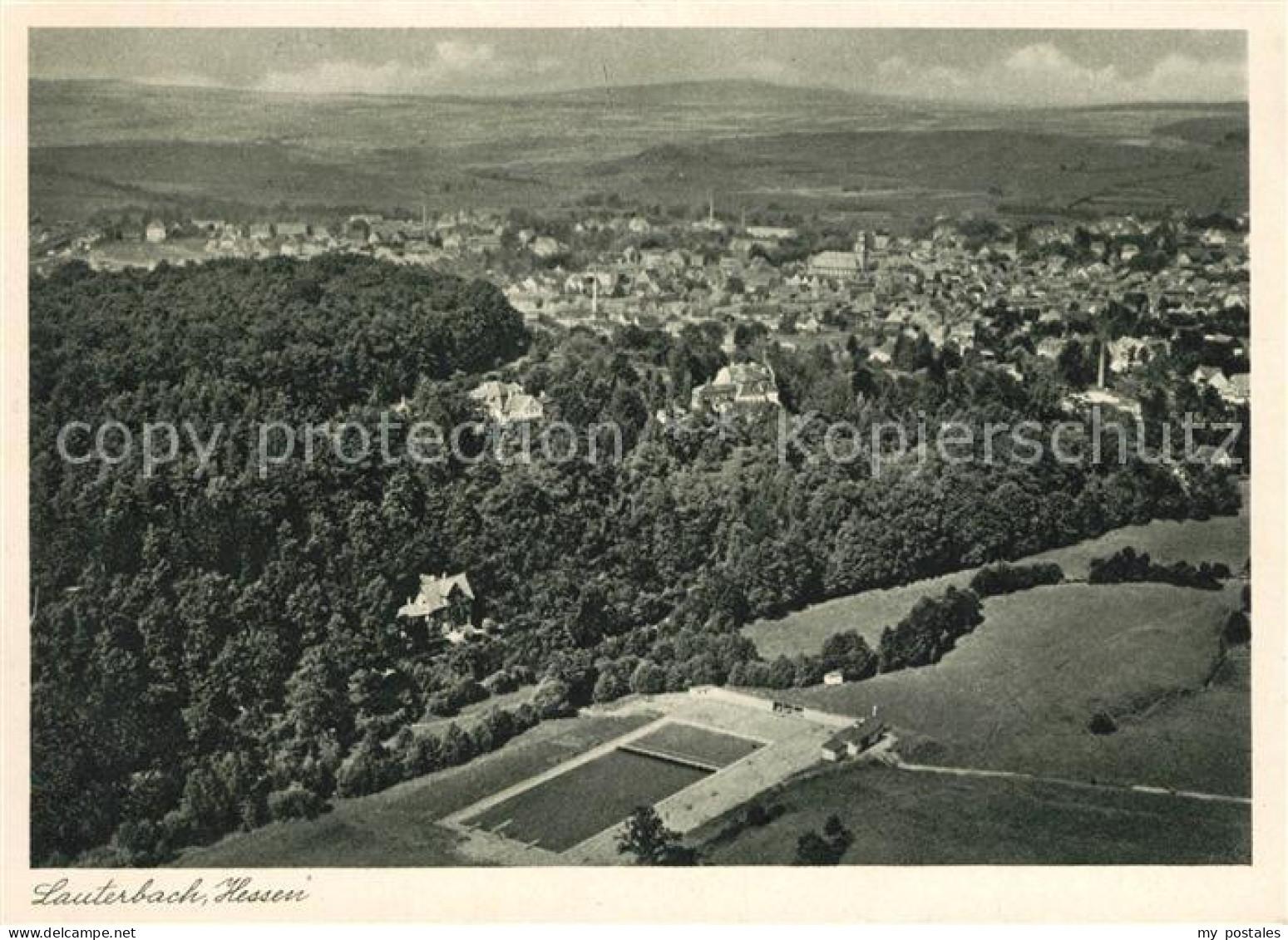 Lauterbach Hessen Fliegeraufnahme