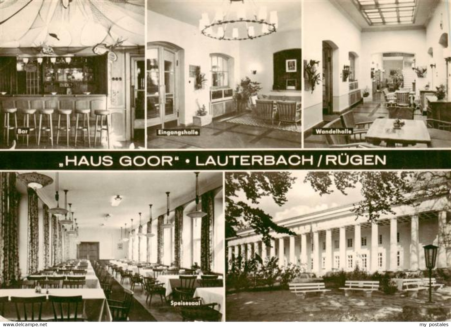 Lauterbach Ruegen Haus Goor Bar Eingangshalle Wandelhalle Speisesaal