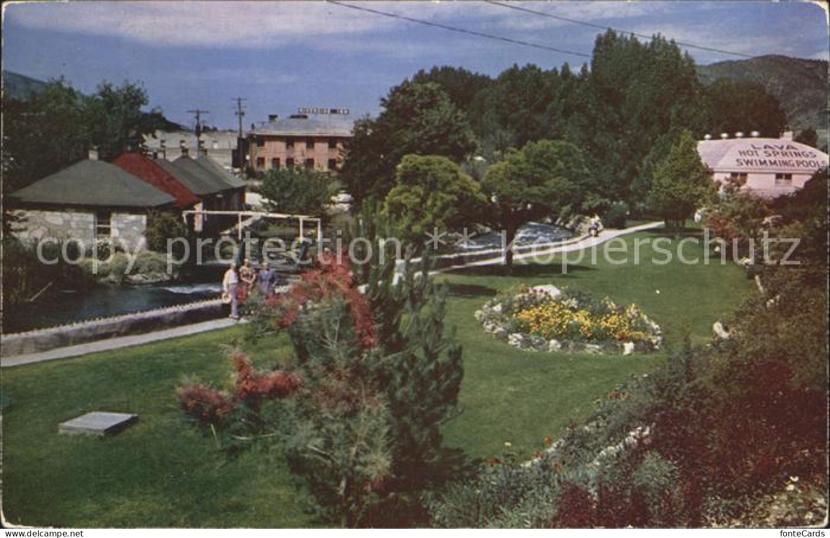 Lava Hot Springs Flower Gardens
