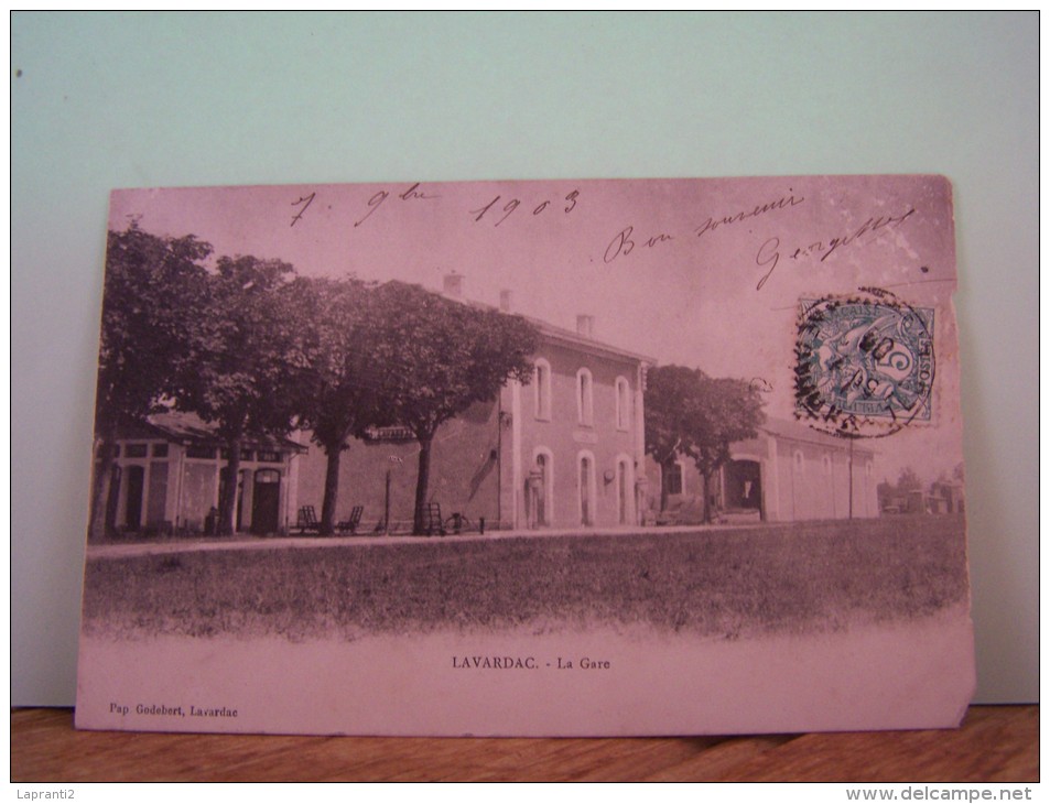 LAVARDAC (LOT ET GARONNE) LA GARE