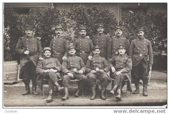 LAVAUR CP PHOTO MILITAIRES 1914