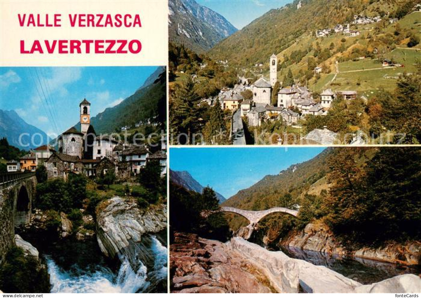 Lavertezzo Panorama Valle Verzasca