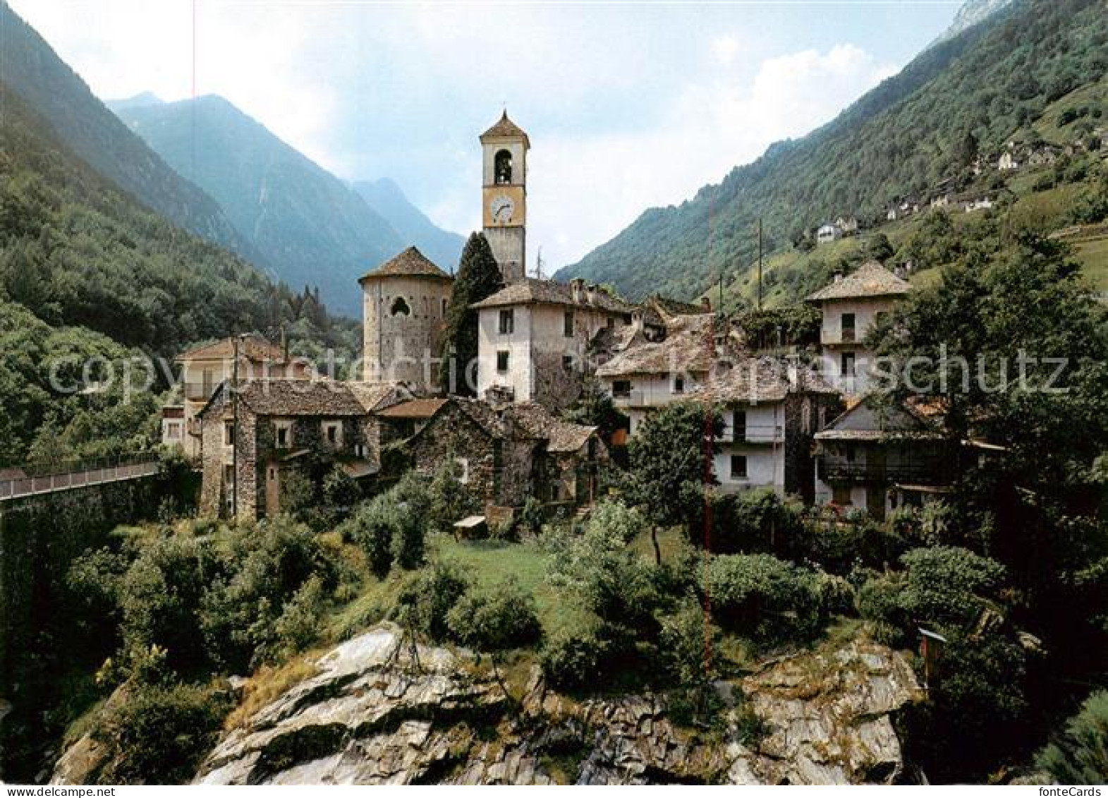 Lavertezzo TI Ortsansicht