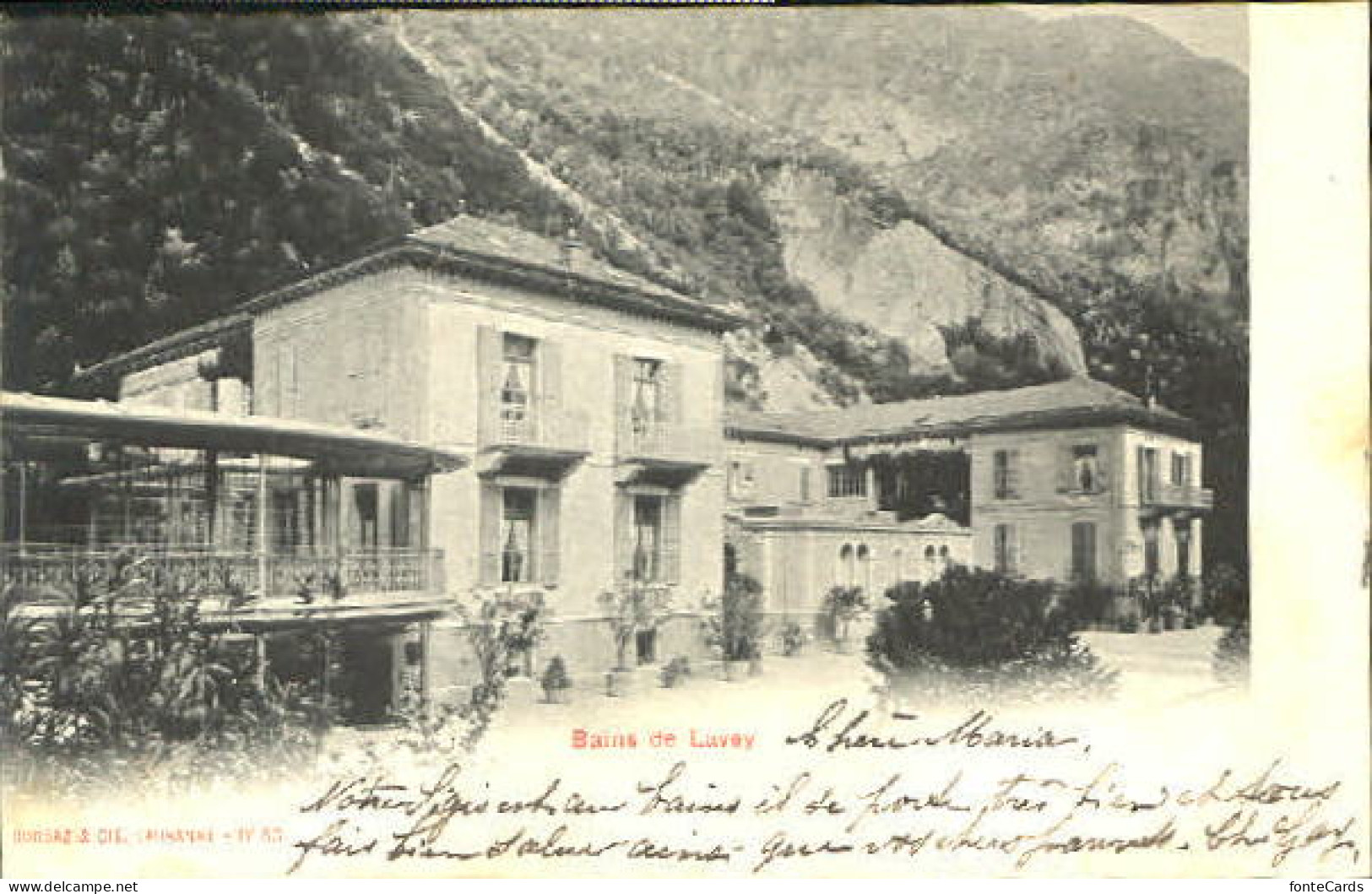 Lavey-les-Bains Bains x 1902