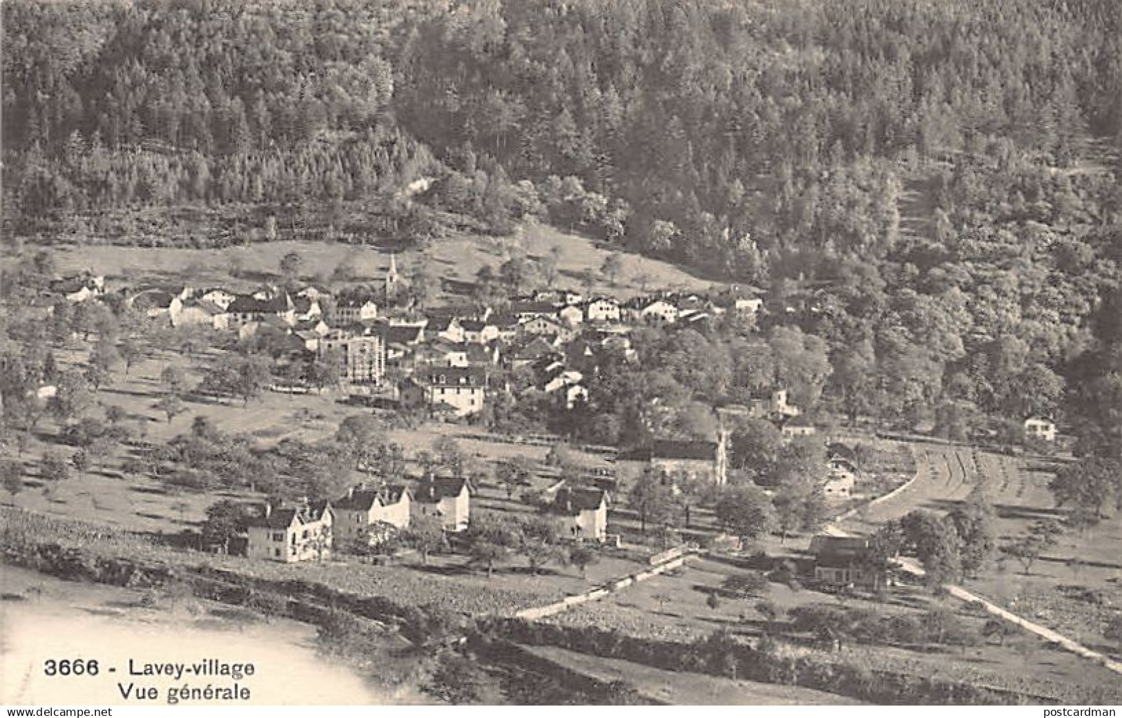 LAVEY-VILLAGE (VD) Vue générale - Ed. Louis Burgy 3666