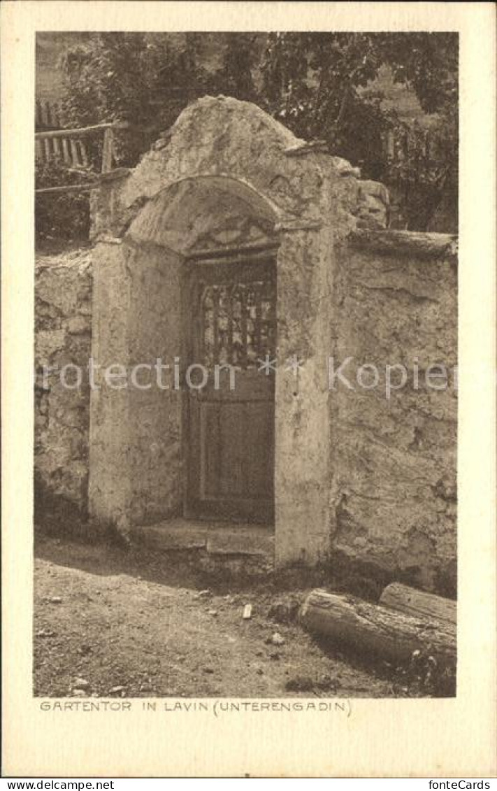 Lavin Gartentor aus Stein