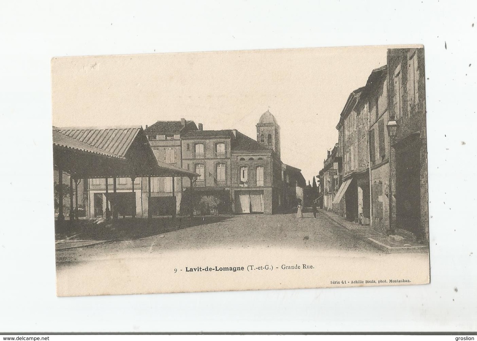 LAVIT DE LOMAGNE ( T ET G) 9 GRANDE RUE (HALLE EGLISE TABAC)