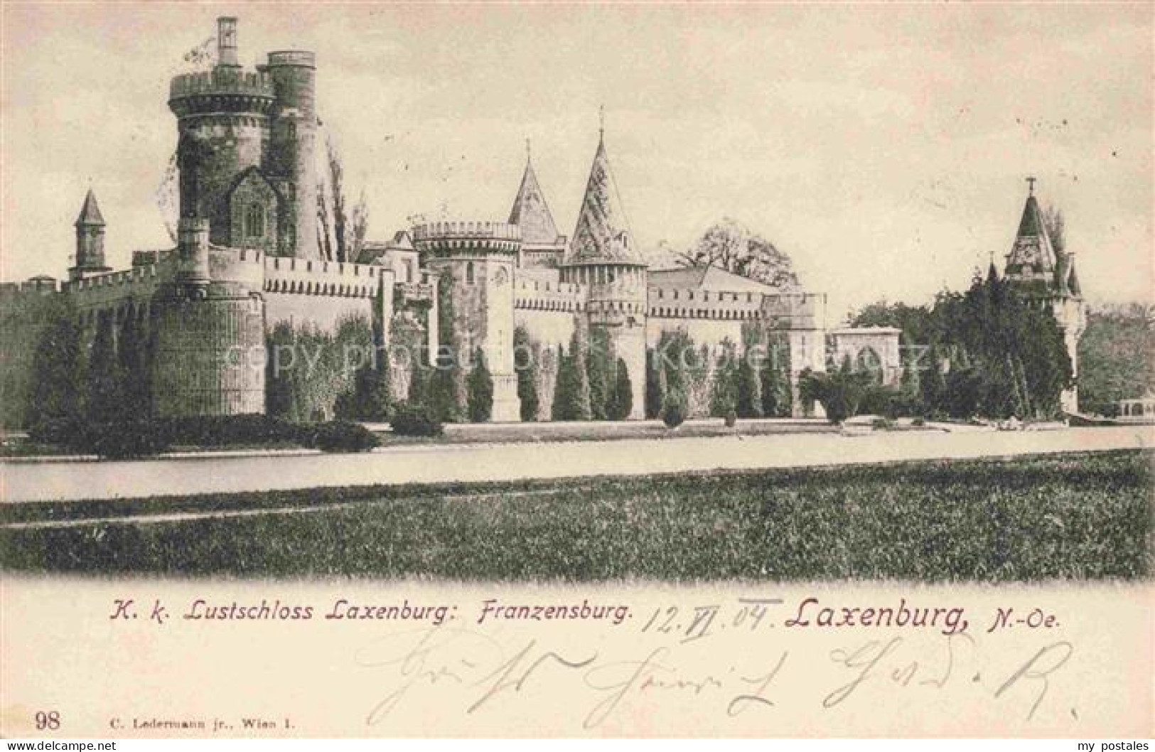 Laxenburg Niederoesterreich AT KK Lustschloss Laxenburg Franzensburg