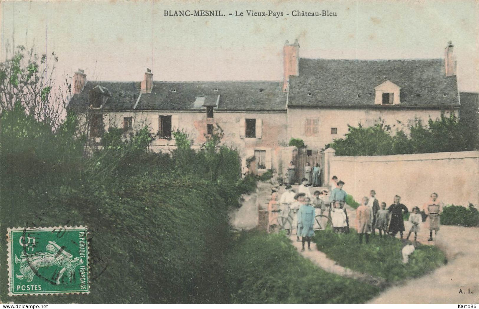 le blanc mesnil * le vieux pays * château bleu * villageois route