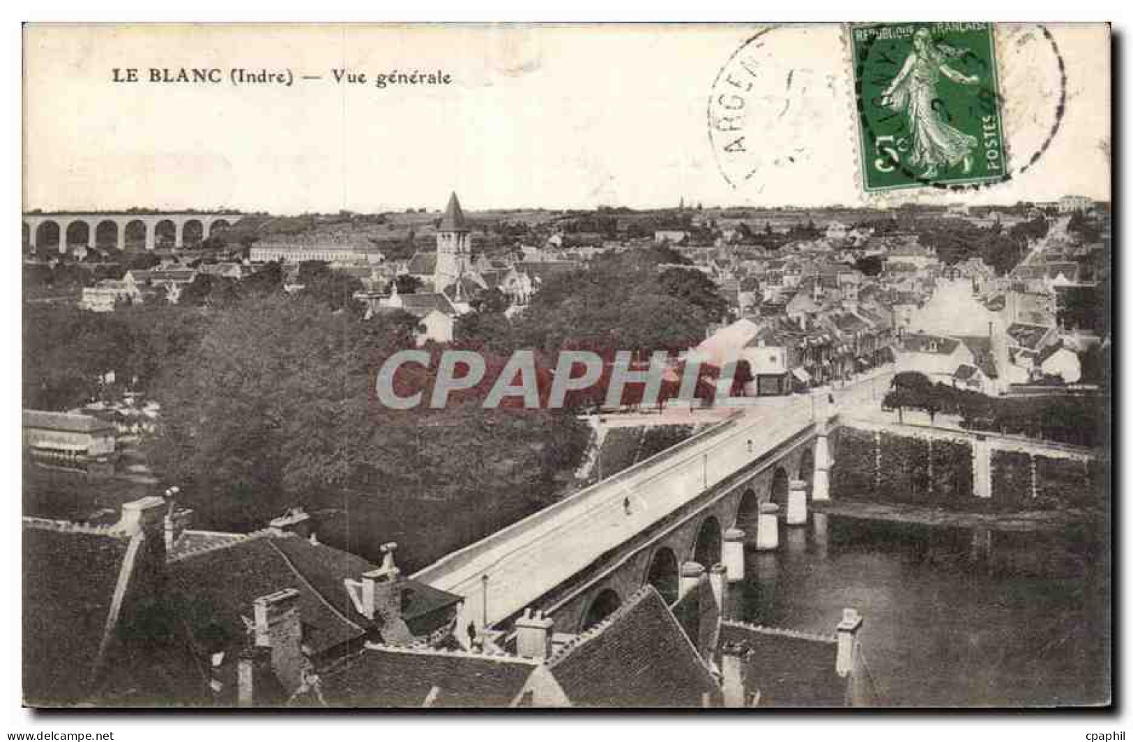 Le Blanc - Vue Generale - CPA