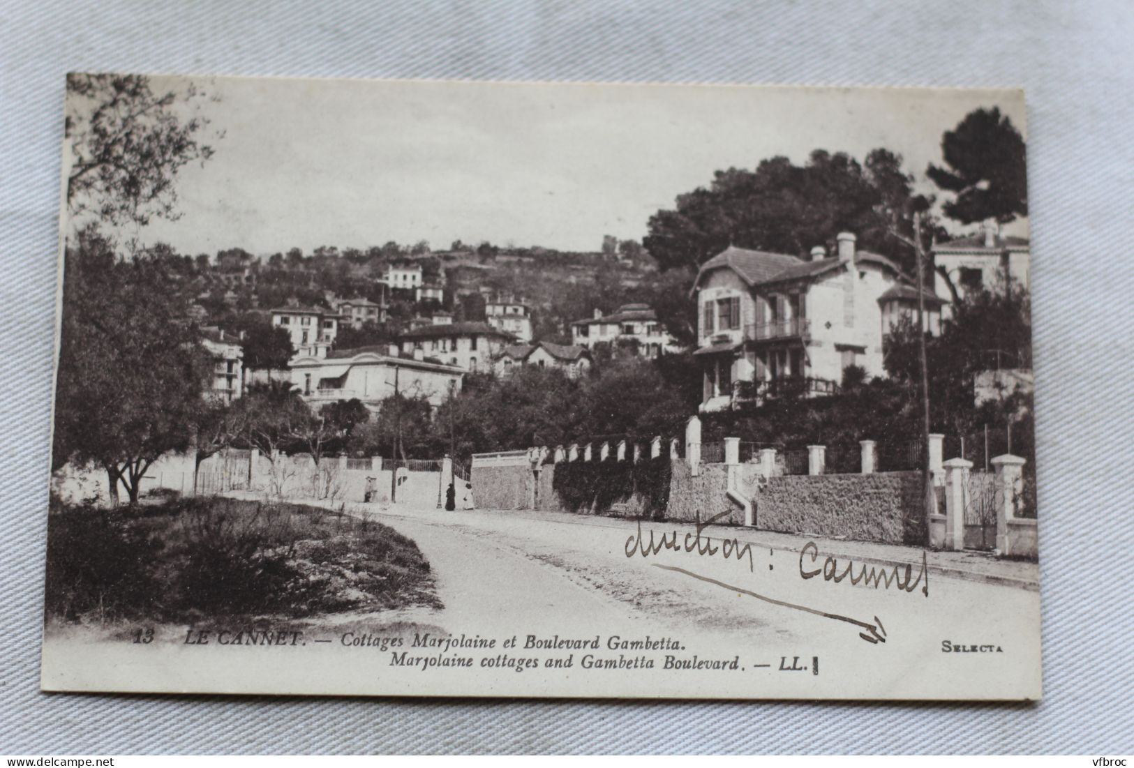 Le Cannet, cottages Marjolaine et boulevard Gambetta, Alpes Maritimes 06