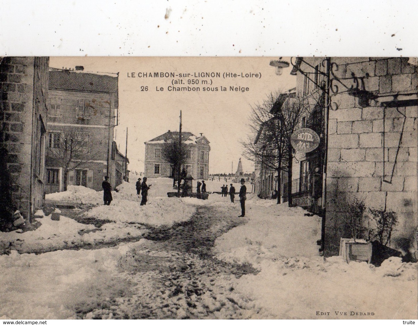 LE CHAMBON-SUR-LIGNON LE CHAMBON SOUS LA NEIGE