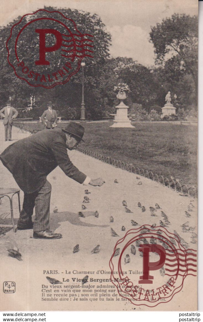 Le Charmeur d'Oiseaux aux tuileries - "LE VIEUX SERGENT MAJOR
